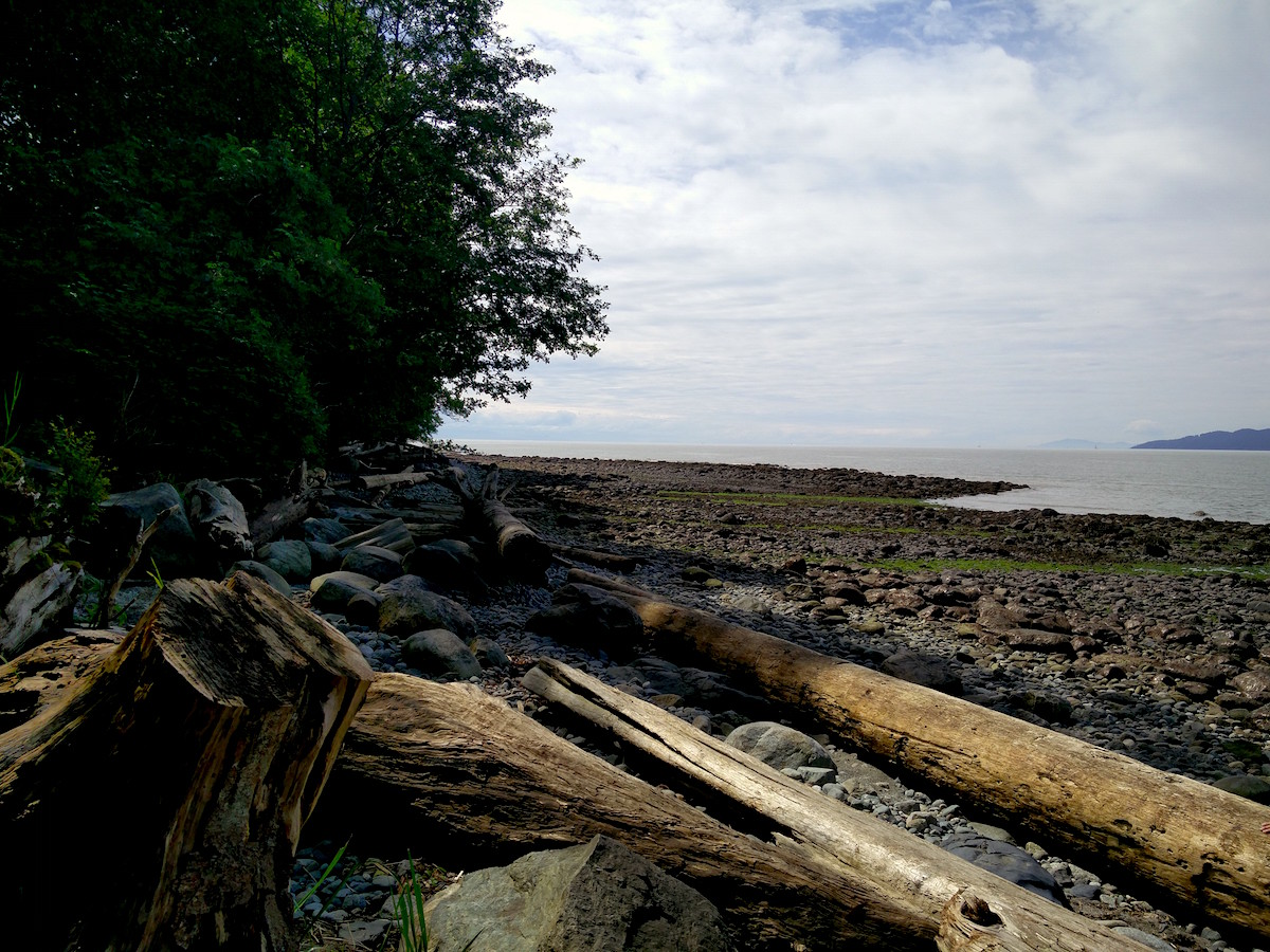 Acadia Beach - Acadia Section of Wreck Beach, Western Terminus